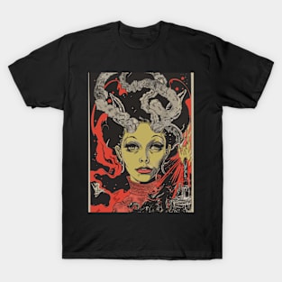 Devil Vintage Witch T-Shirt